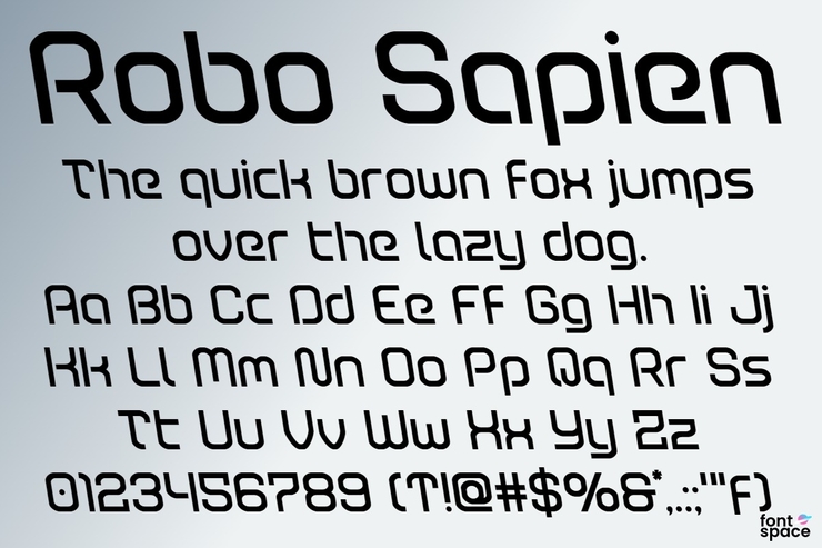 Robo Sapien字体 8