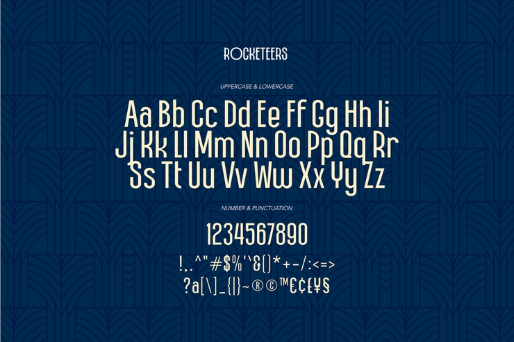 Rocketeers字体 5