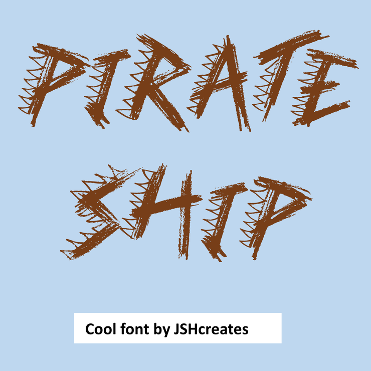 Pirate Ship字体 1