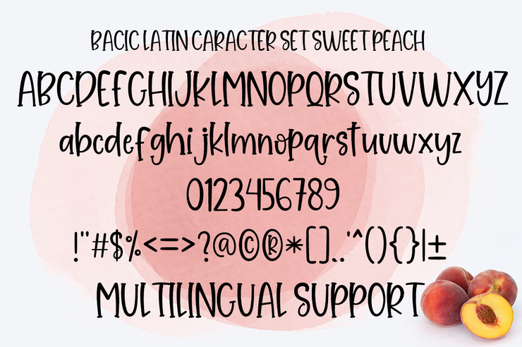 Sweet Peach字体 5