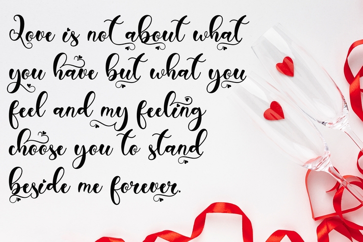 Thanks Lovely字体 4