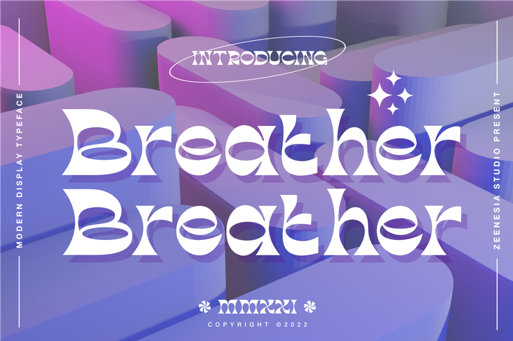 Breather字体 3