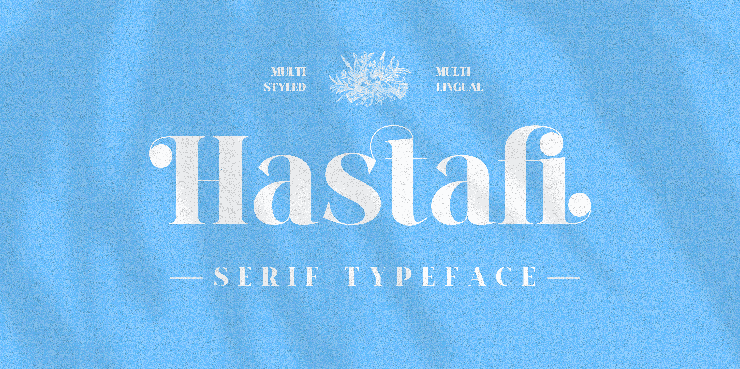 Hastafi字体 3