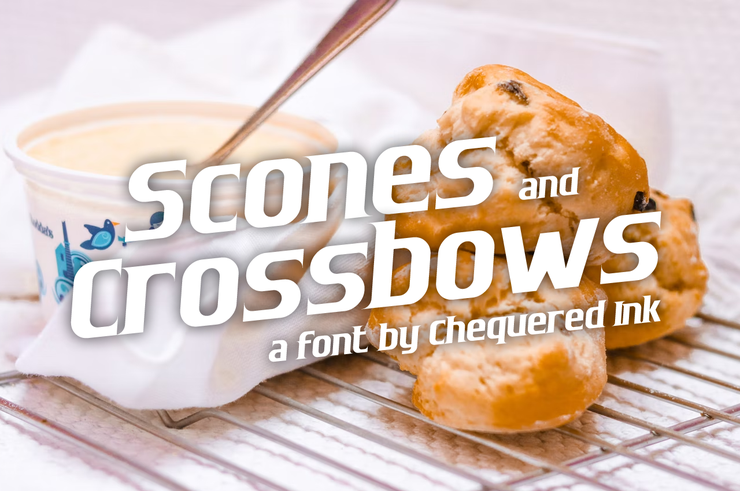 Scones and Crossbows字体 1