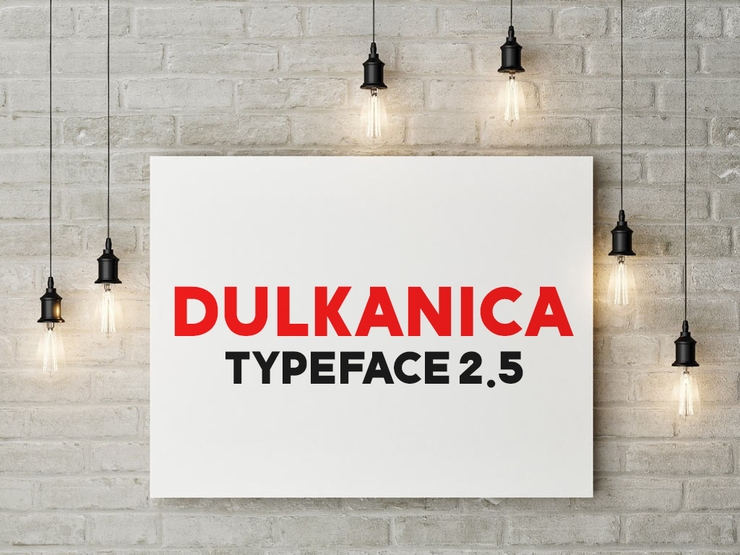Dulkanyca字体 3