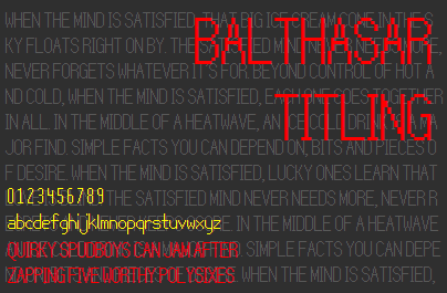 Balthasar Regular NBP字体 2