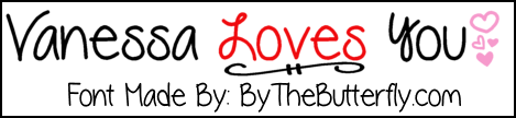 VanessaLovesYou字体 2
