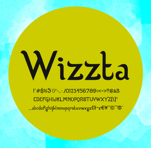 Wizzta字体 1