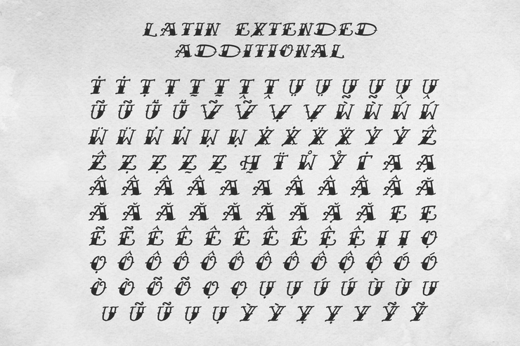 Sailor's Fat Tattoo Script字体 3