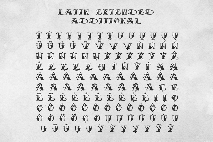 Sailor's Fat Tattoo Script字体 6