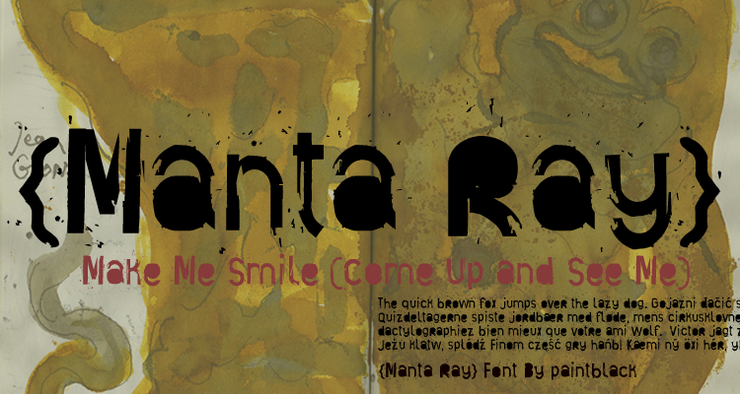 Manta Ray字体 1