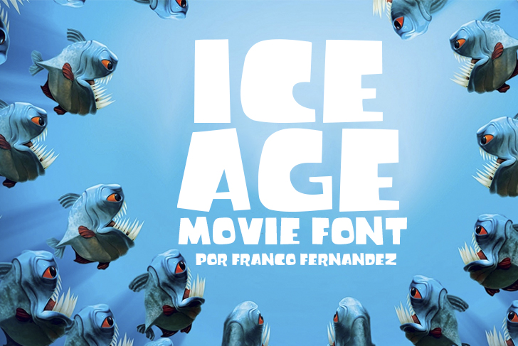 Ice Age Movie字体 1