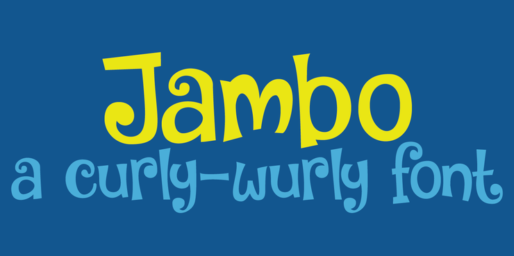 DK Jambo字体 1
