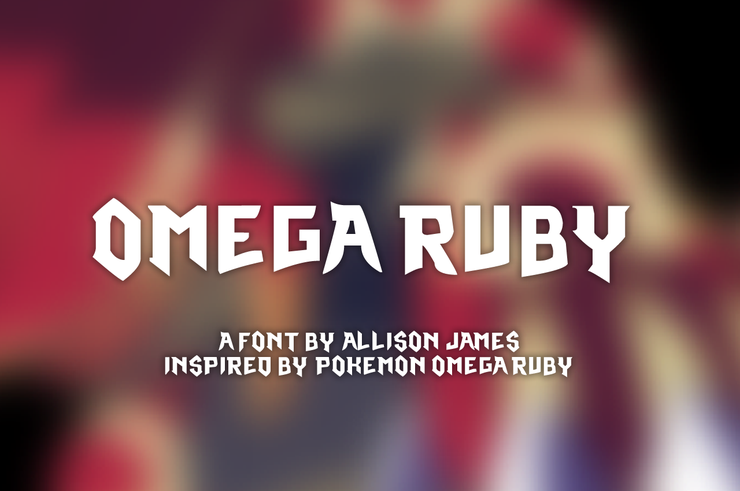 Omega Ruby字体 2
