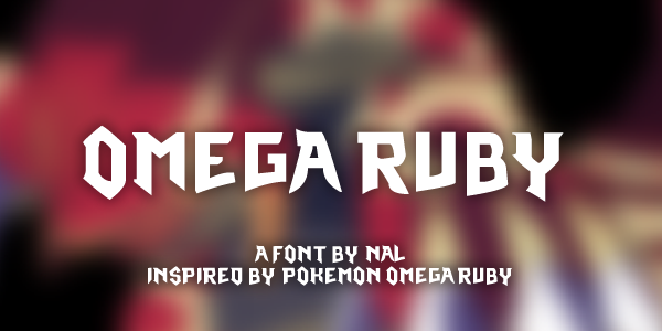 Omega Ruby字体 3