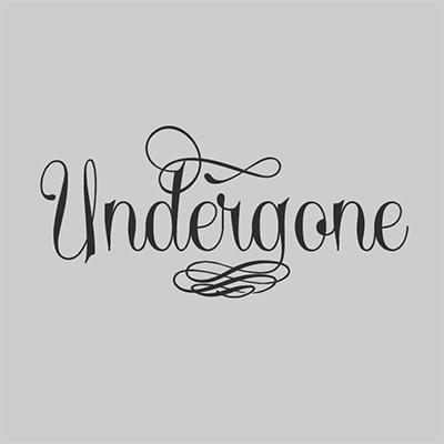 Undergone字体 2