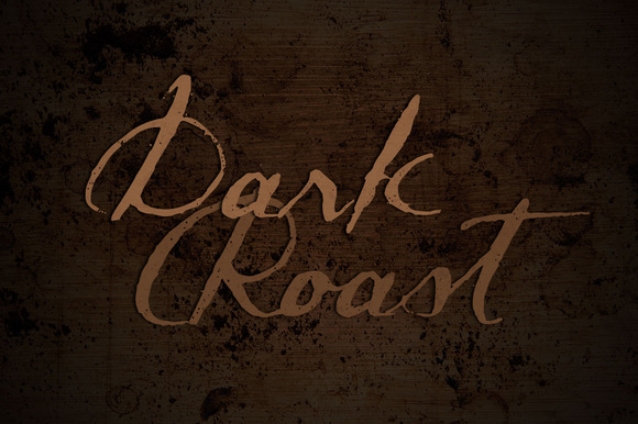Dark Roast字体 3