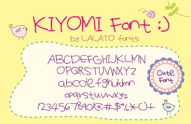 KiyomiFont字体 1