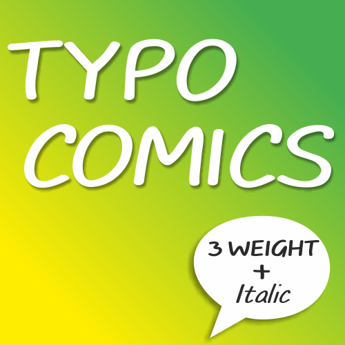 TYPO COMICS DEMO字体 1