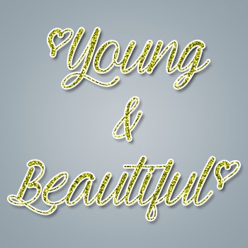 Young & Beautiful字体 1