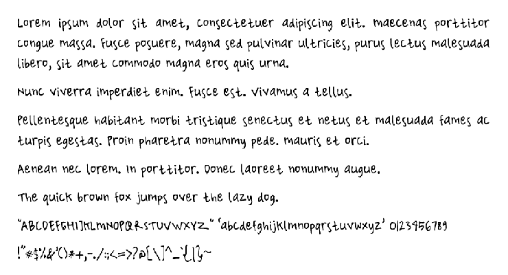 Yantiq字体 4