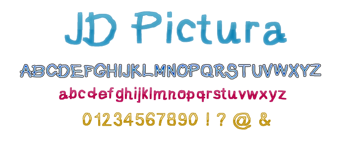 JD Pictura字体 2