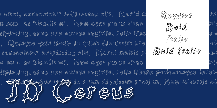 JD Cereus字体 1