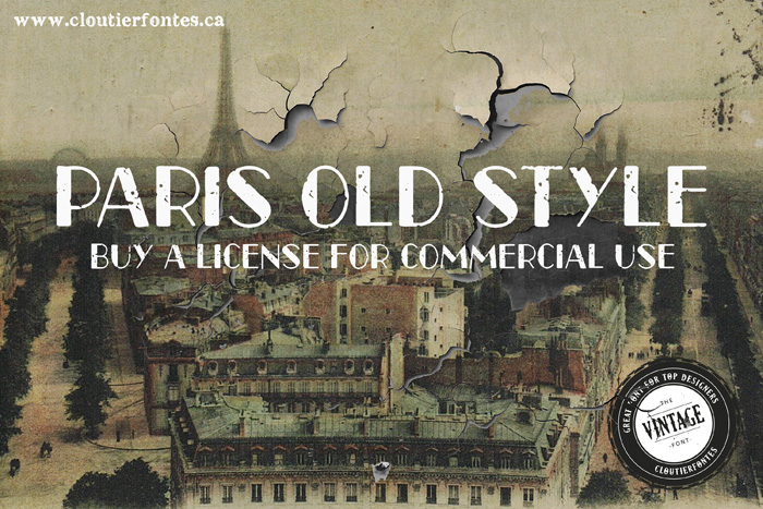 CF Paris Old Style字体 1