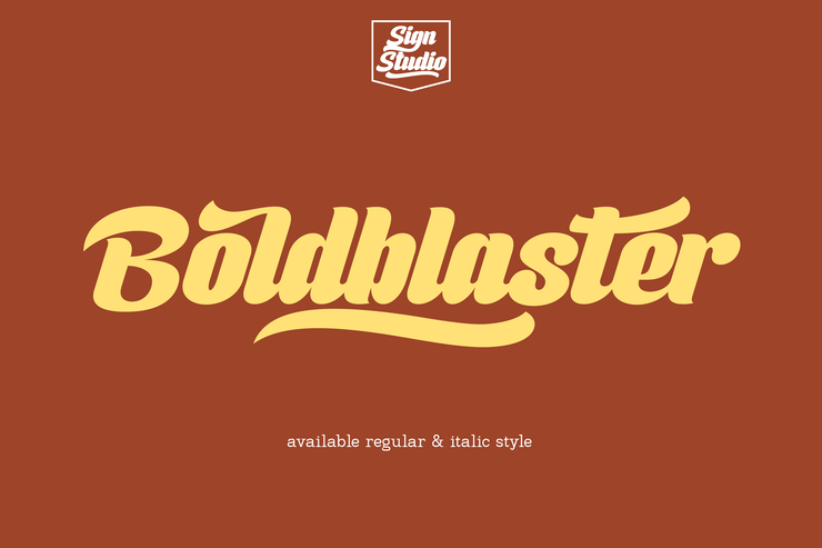 Boldblaster字体 2
