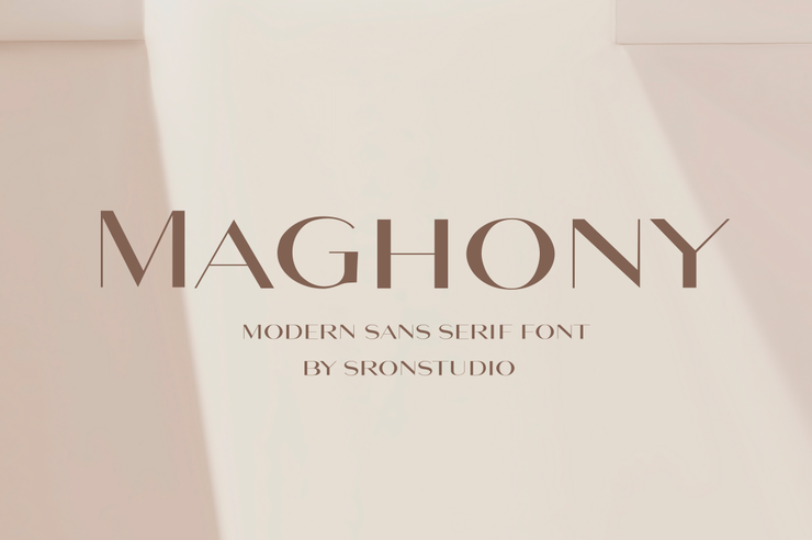Maghony字体 1
