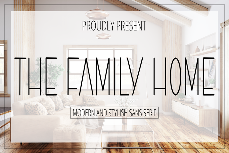 The Family Home字体 1