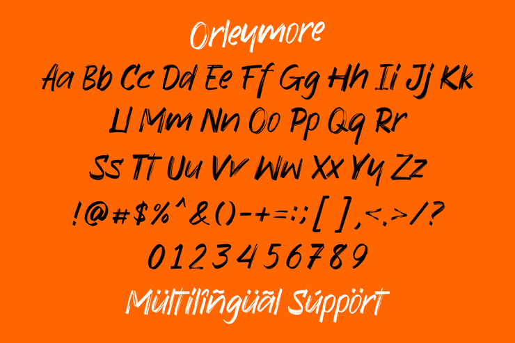 Orleymore字体 9