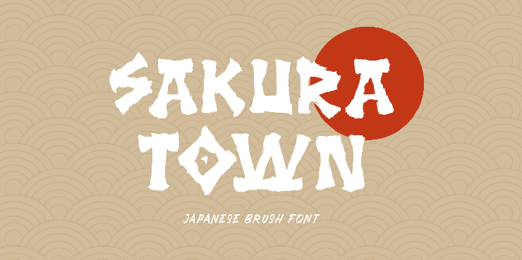 Sakura Town字体 1