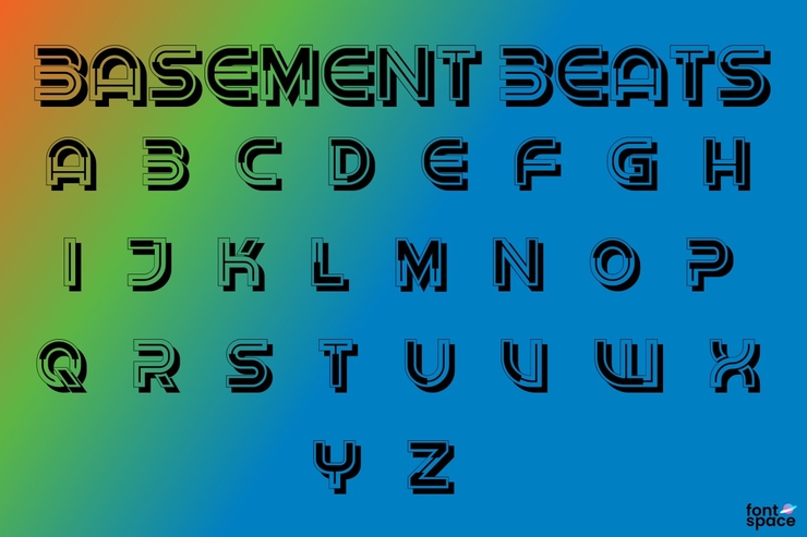 Basement Beats字体 1