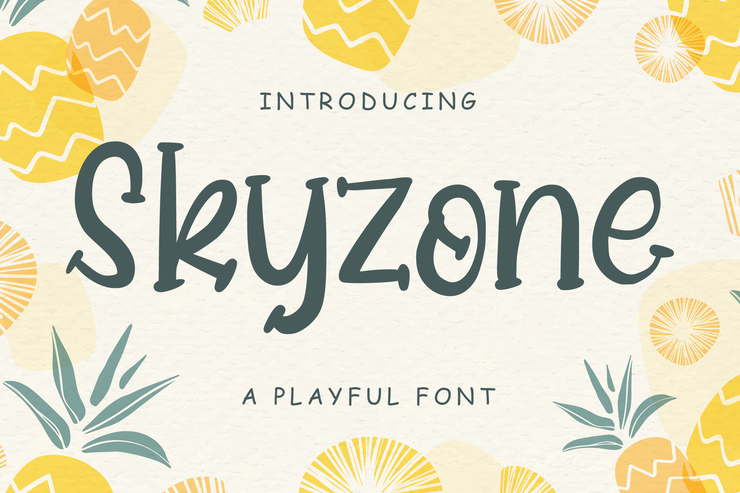 Skyzone字体 4