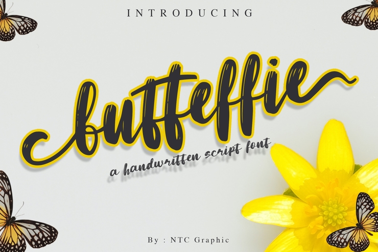 Butteffie字体 1
