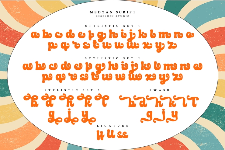 Medyan Script字体 4