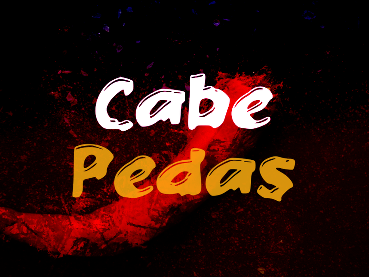 c Cabe Pedas字体 1