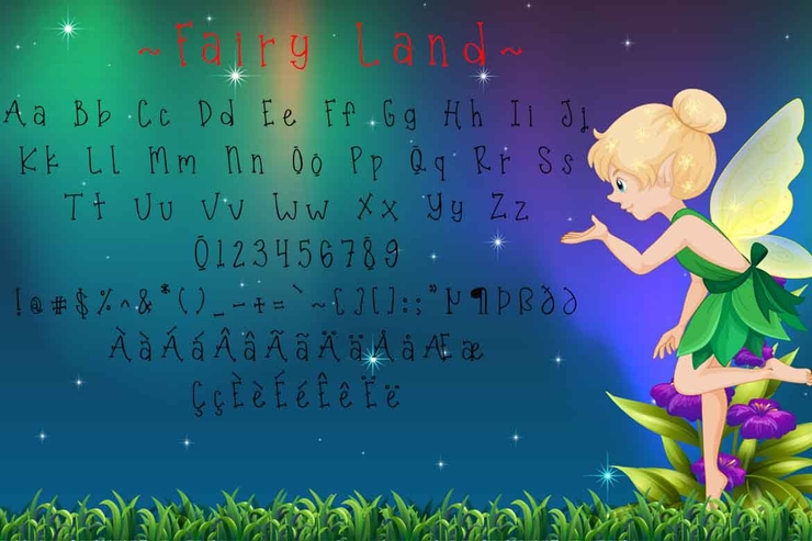 Fairy Land字体 5