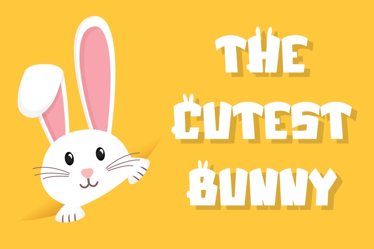 Jumpy Bunny字体 9