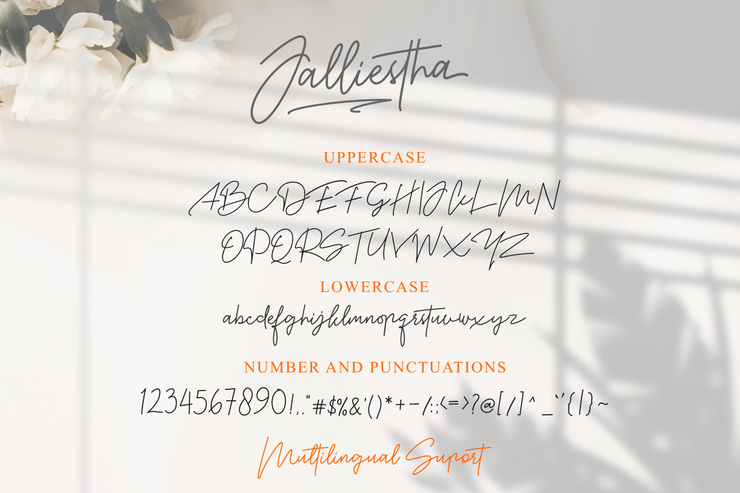 Jalliestha字体 1