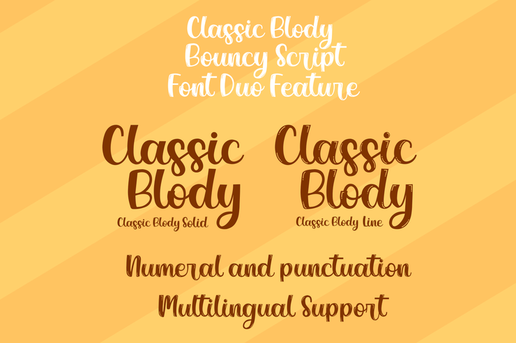 Classic Blody Solid字体 6