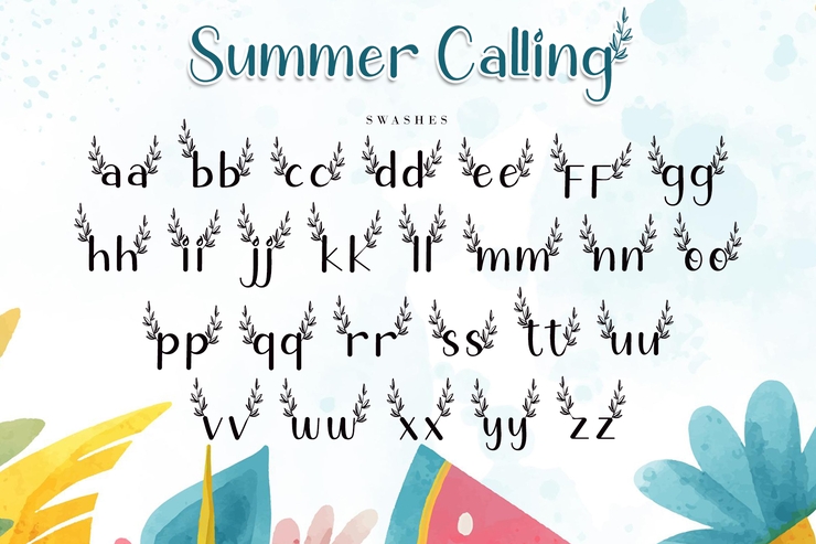 Summer Calling字体 9