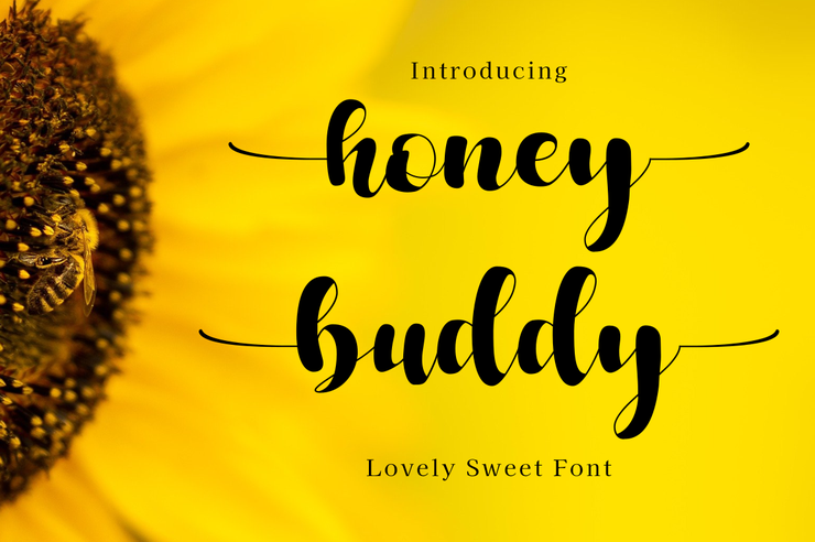 honey buddy字体 3