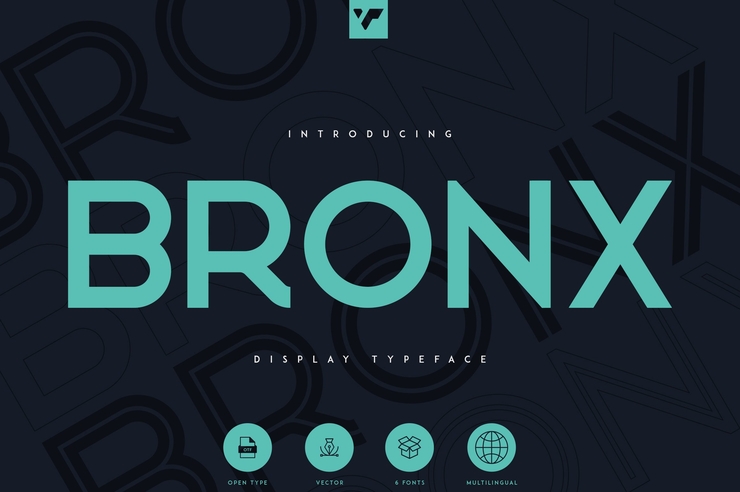 BRONX字体 3