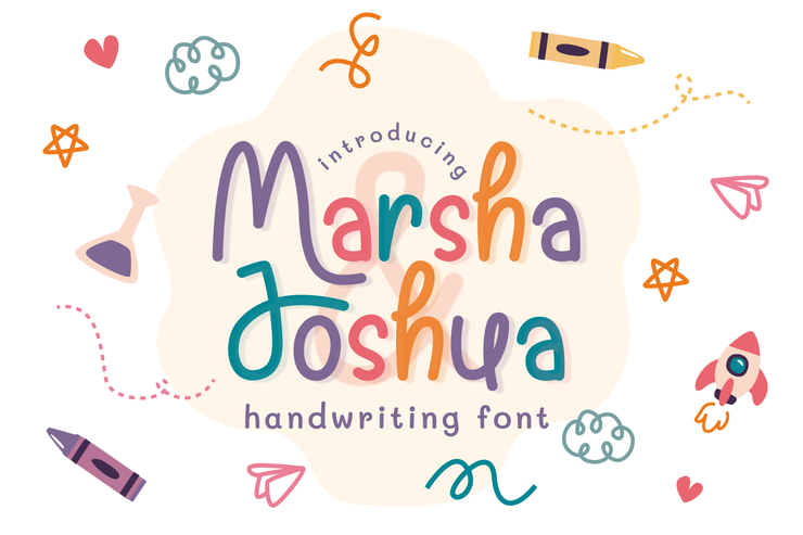 Marsha & Joshua字体 2