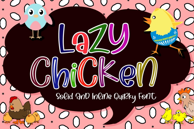 Lazy Chicken字体 1