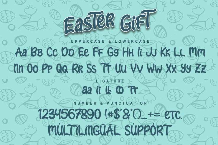 Easter Gift字体 6
