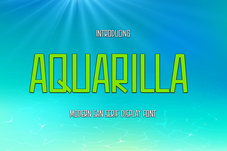 Aquarilla字体 2
