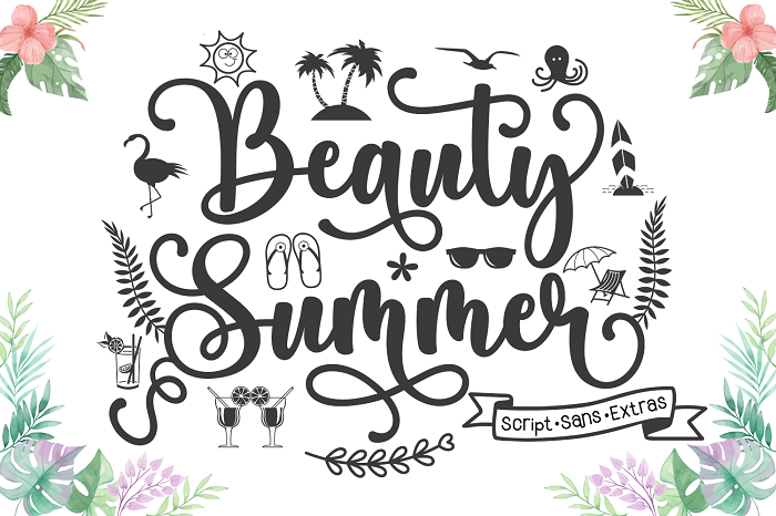 Beauty Summer字体 1